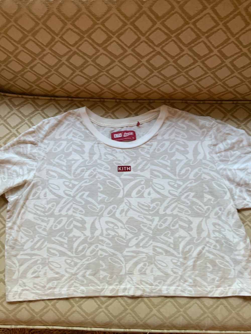 KITH x Coca Cola Collab Cotton Crop Top